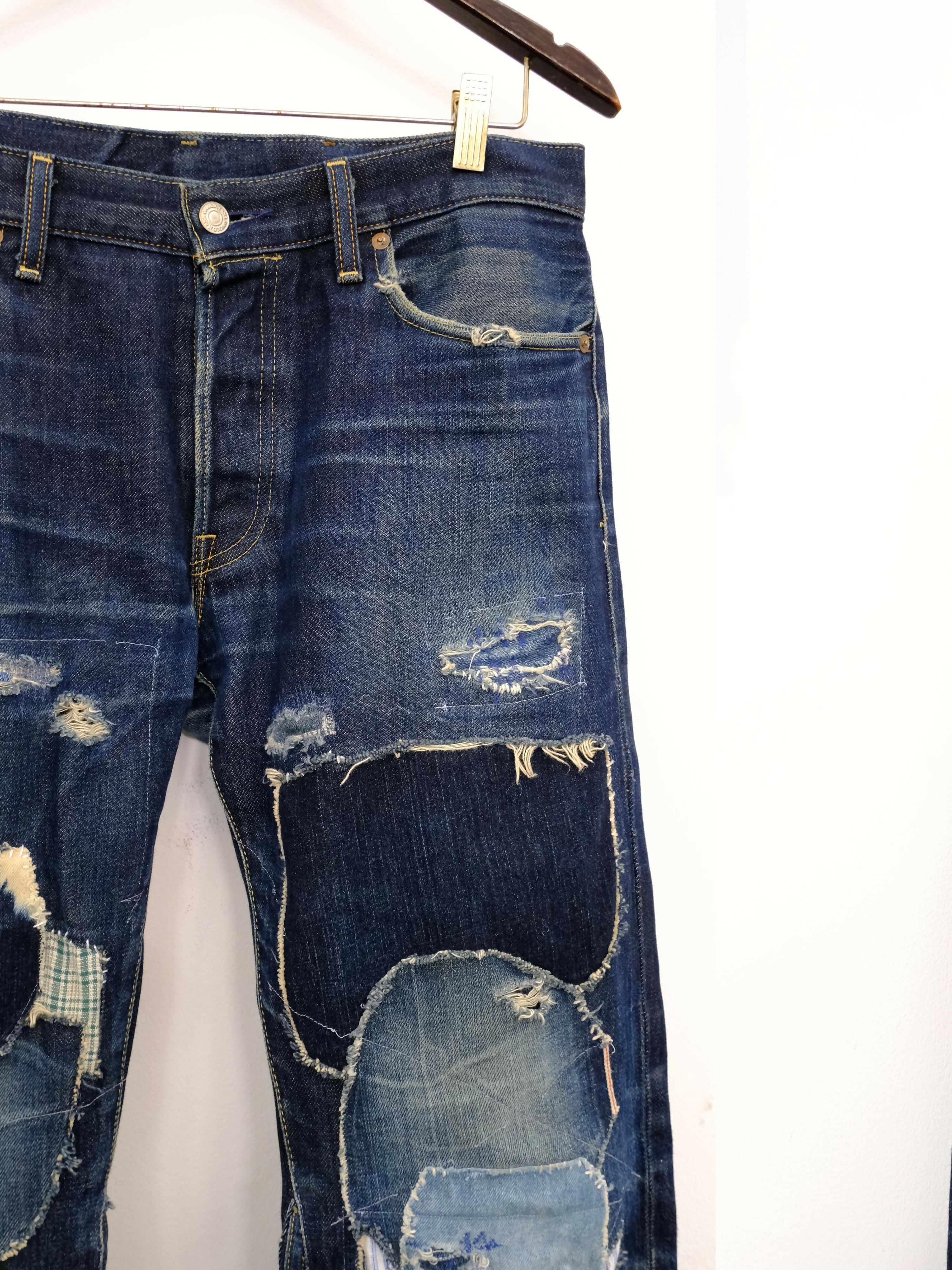 Japanese Patchwork Selvedge Denim Jeans Studio Stars