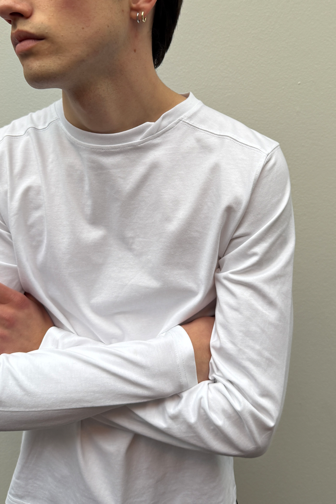 Twisted Neck Long Sleeve Studio Stars