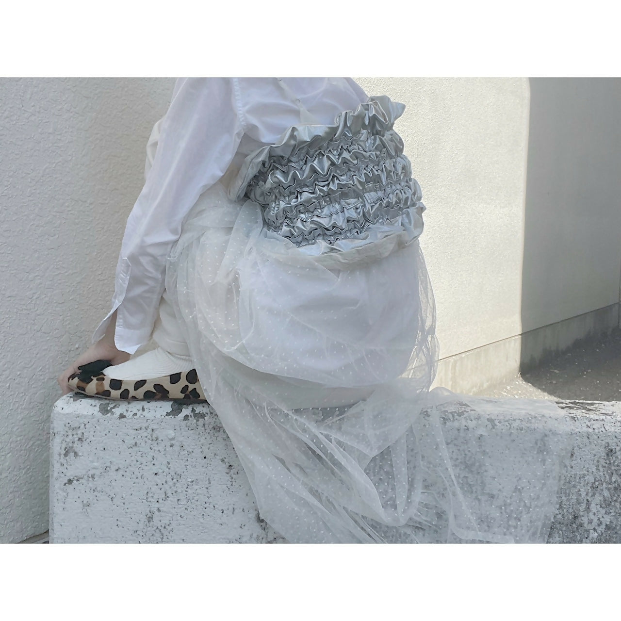 METALLIC COLLAGE TOPS Keiyamaguchi works