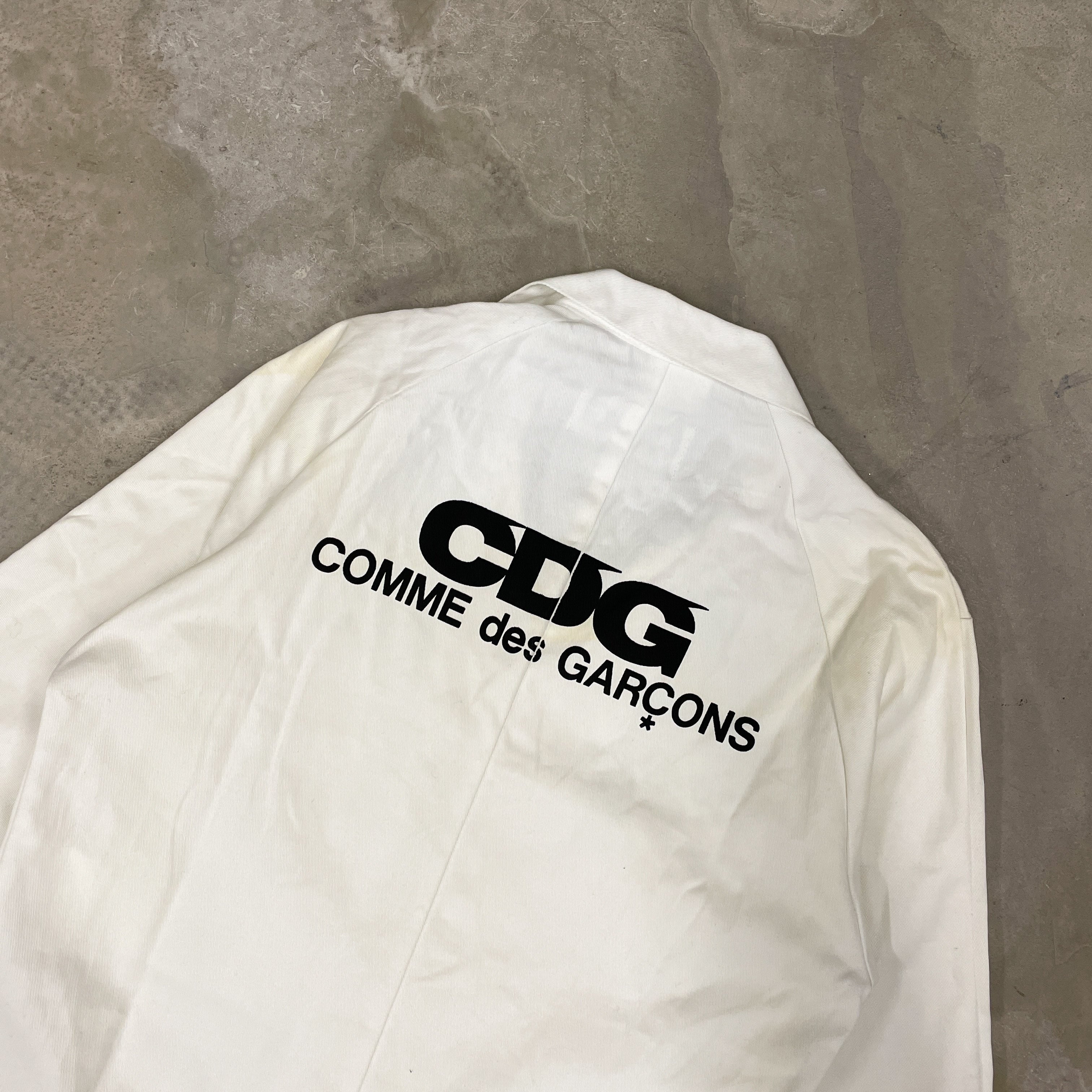 COMME DES GARCONS WHITE COAT I Before Midnight Vintage I Studio Stars