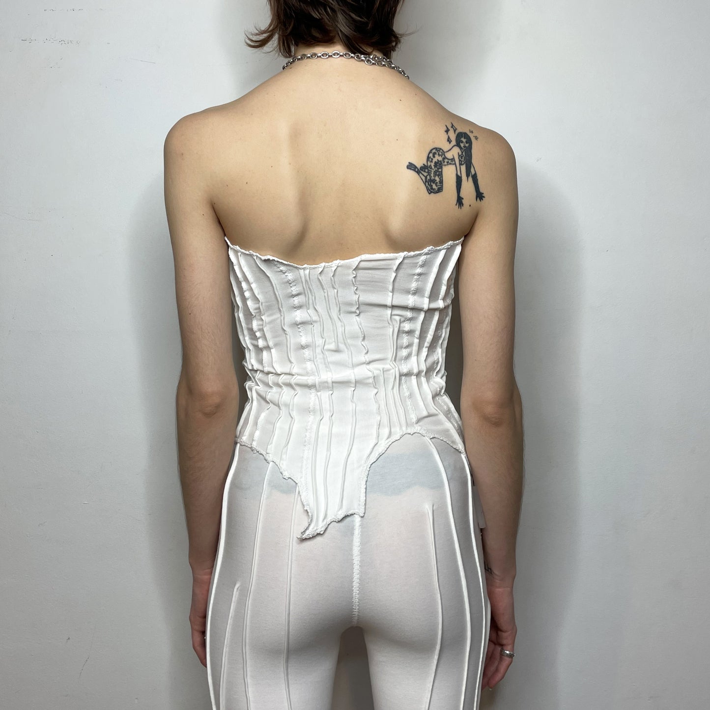 OFF-WHITE SCRAPS BANDAGE CORSET TOP - Studio Stars - mariola homoncik